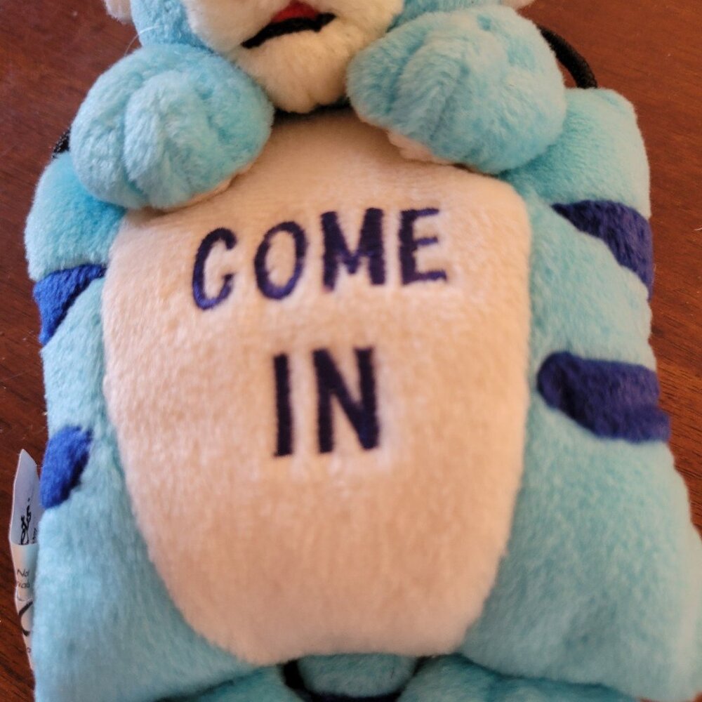 Rare Neopets Blue Kougra Plushie Door Hanger 2003. Plush is still Fluffy and puf - Picture 3 of 9